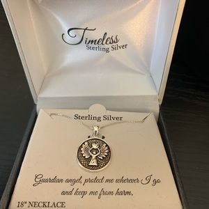 18” Guardian angel necklace